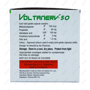 Voltanerv 50MG Tablet 10's