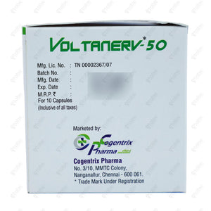 Voltanerv 50MG Tablet 10's