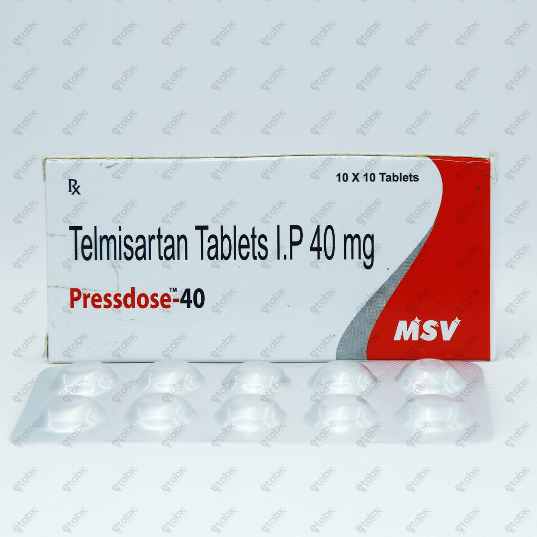 Pressdose 40mg Tablet 10s