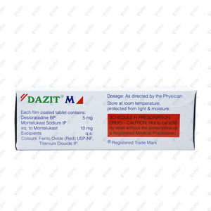 Dazit M Tablet 10's