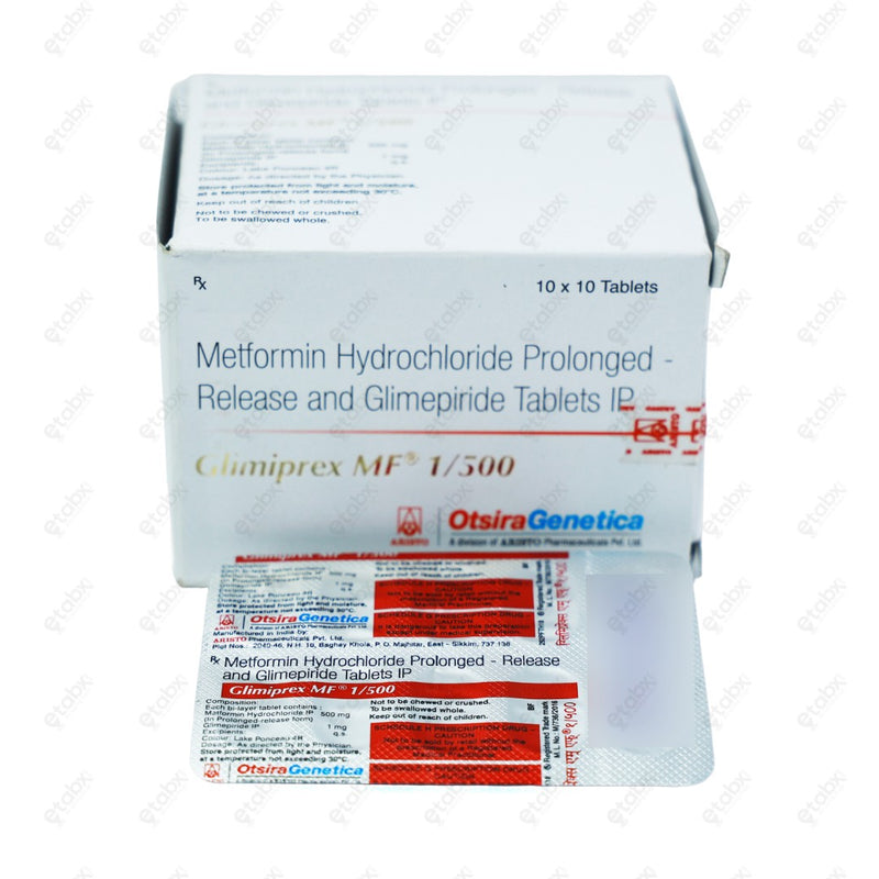 Glimiprex MF 1/500mg Tablet 15's