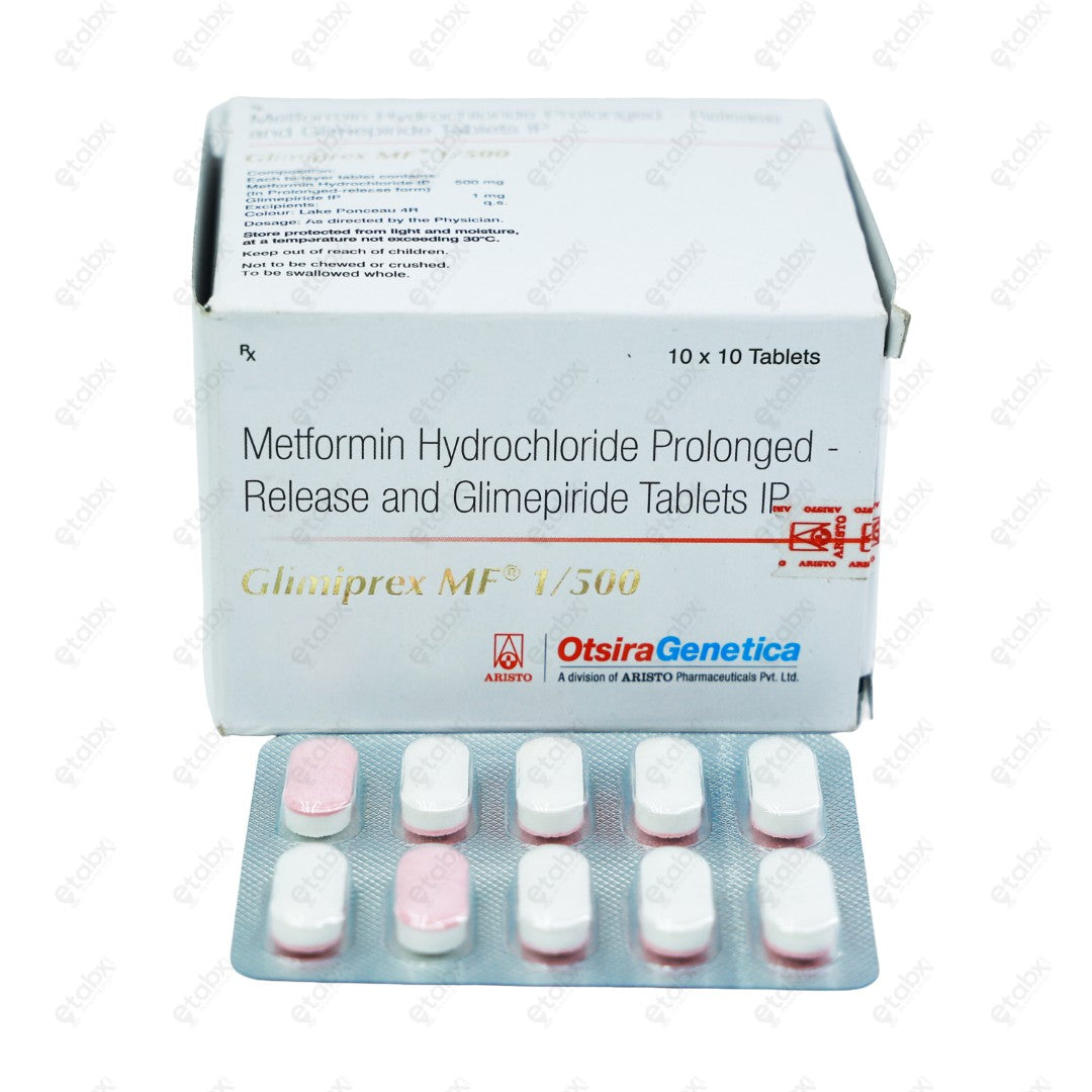 Glimiprex MF 1/500mg Tablet 15's