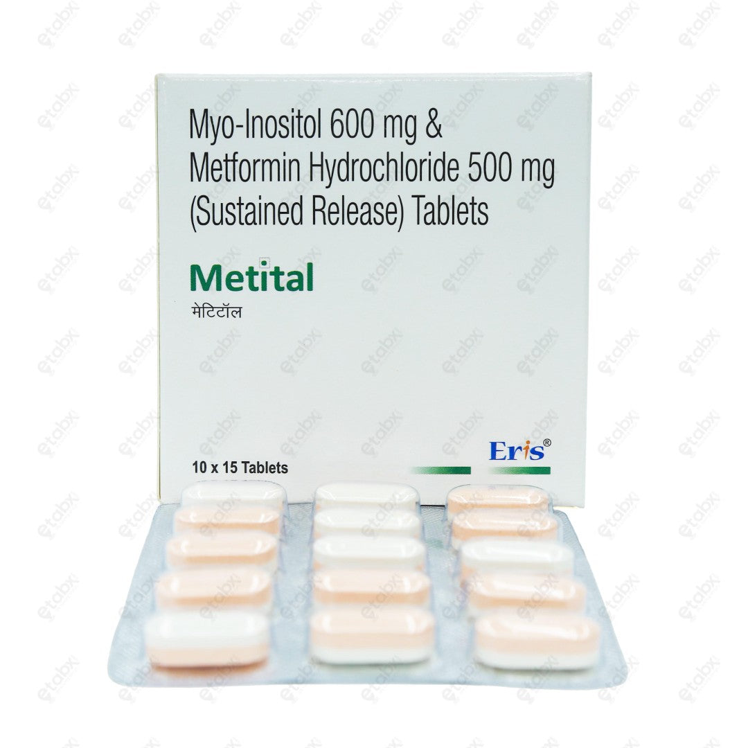 METITAL 500mg Tablets (15's)