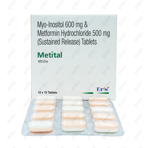 METITAL 500mg Tablets (15's)