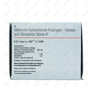 Glimiprex MF 1/500mg Tablet 15's