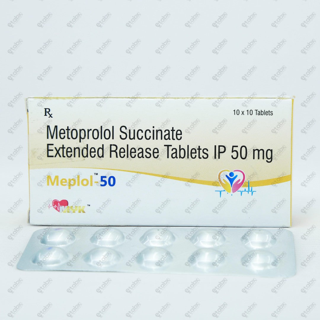 MEPLOL 50mg Tablet
