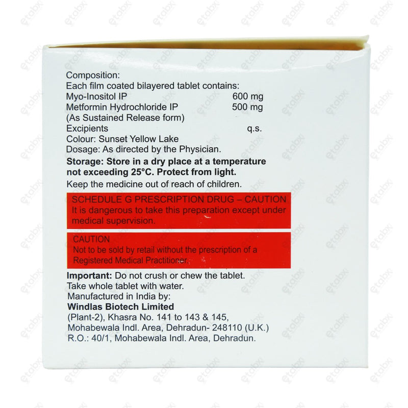 METITAL 500mg Tablets (15's)