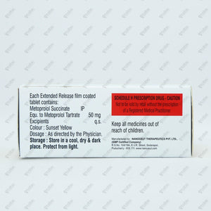 MEPLOL 50mg Tablet