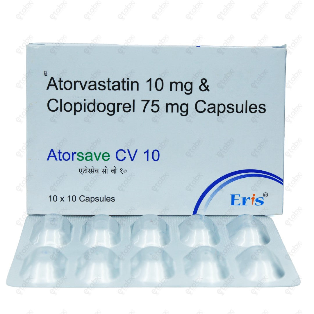 Atorsave CV Capsule 10's
