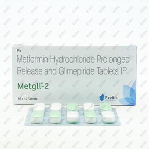 Metgli 2mg Tablet 10's