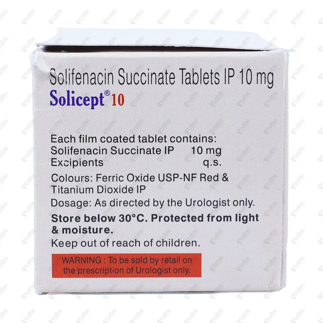 Solicept 10mg Tablet 15's