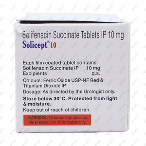 Solicept 10mg Tablet 15's