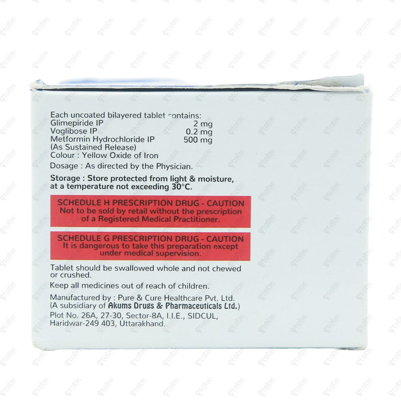 Azmet VG 2 Tablet 15's