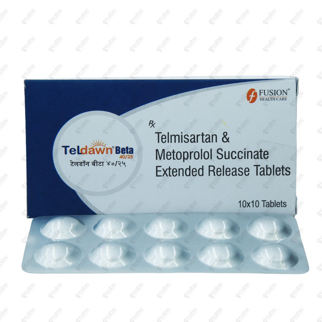 Teldawn Beta 40/25 Tablet 10's