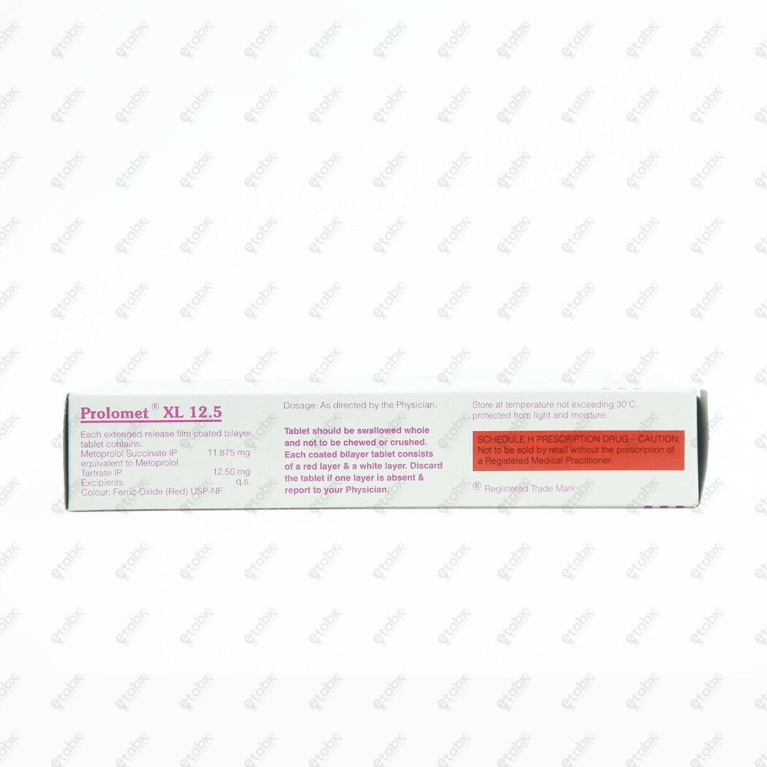 Prolomet XL 12.5mg Tablet 10's