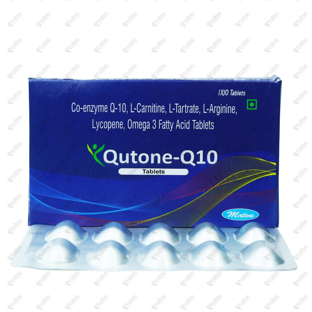 Qutone Q 10mg Tablets 10's
