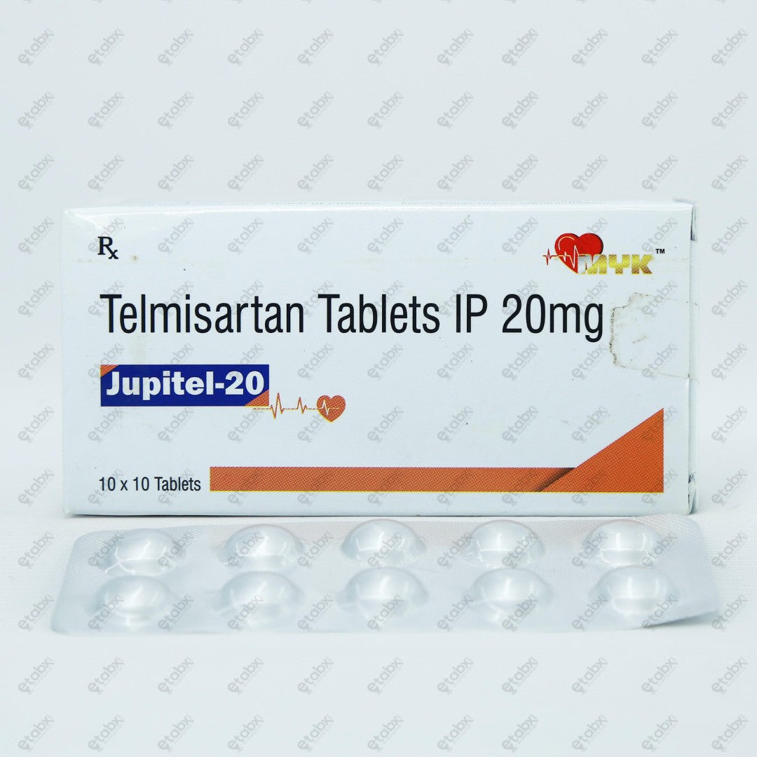 Jupitel 20mg Tablets 10's