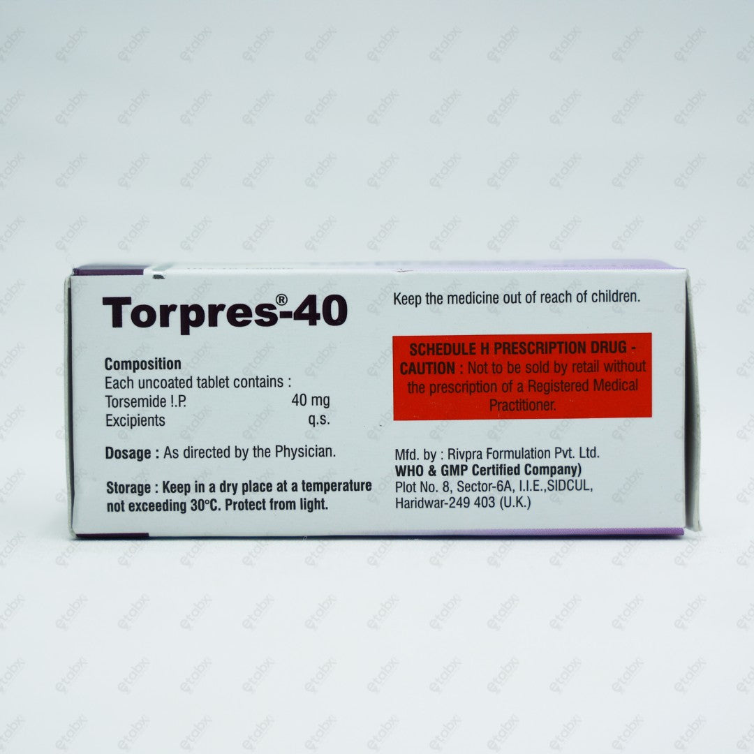 Torpres 40mg Tablet 10's