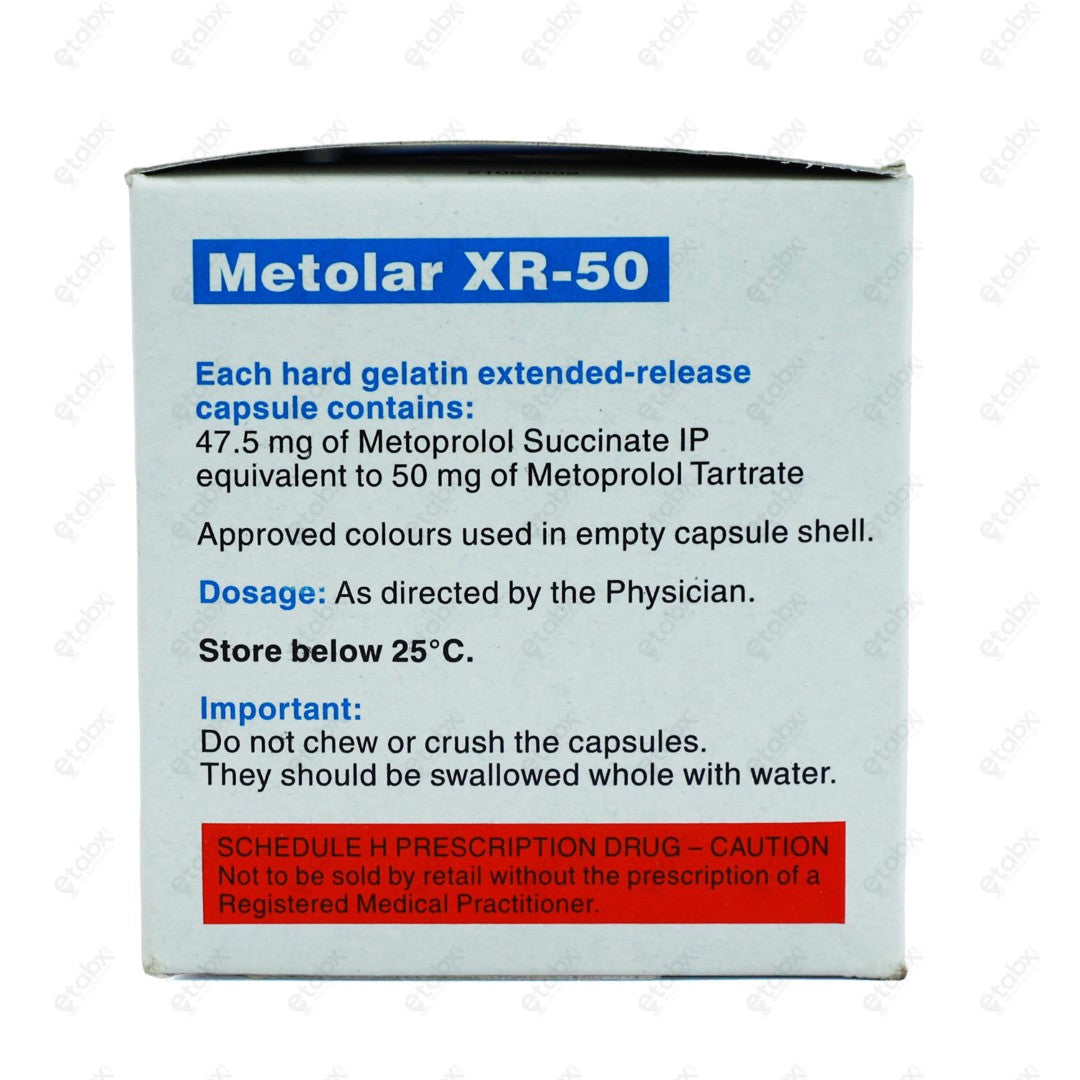 Metolar XR 50mg Capsule