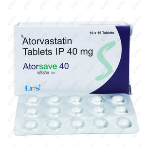 Atorsave 40mg Tablets 15's
