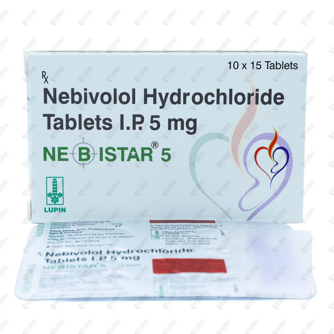 Nebistar 5mg Tablet 15's