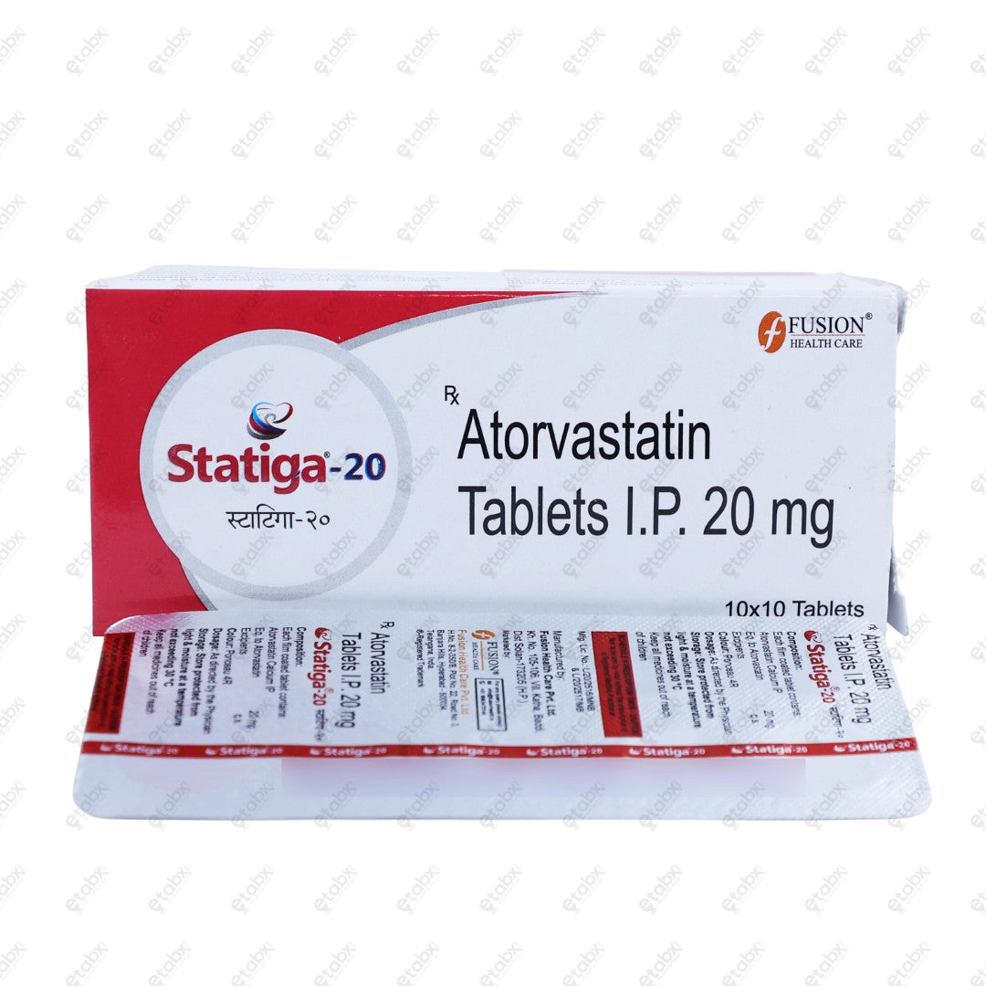 STATIGA 20mg Tablet 10's