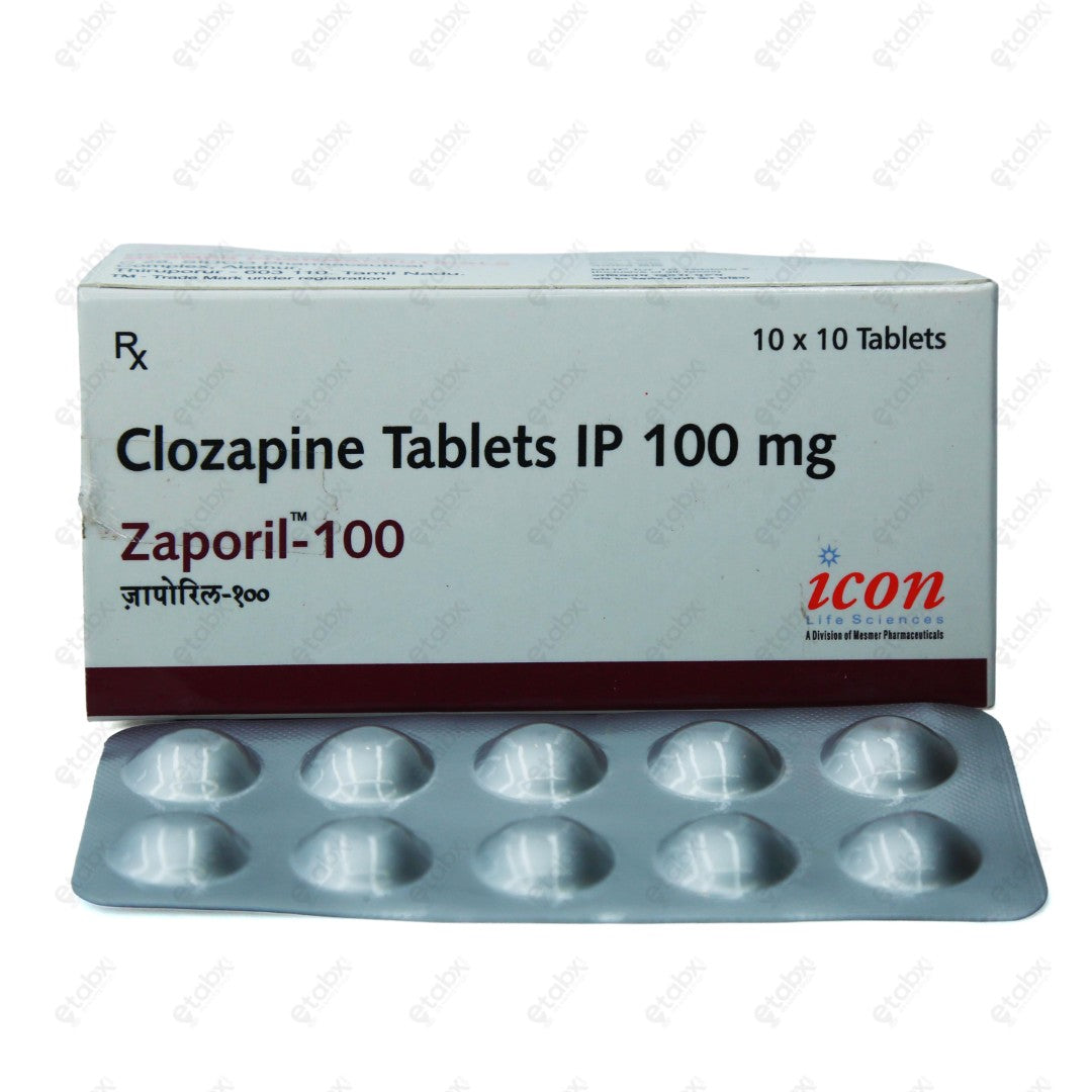 Zaporil 100mg Tablet 10's