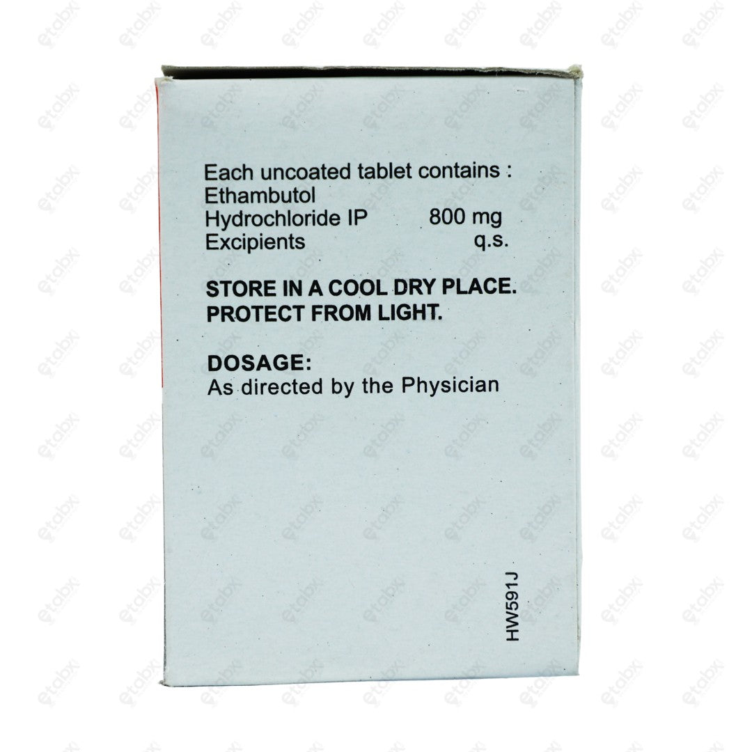 Mycobutol 800mg Tablet 10's