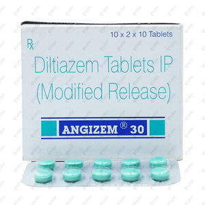 Angizem 30 Tablet 10's