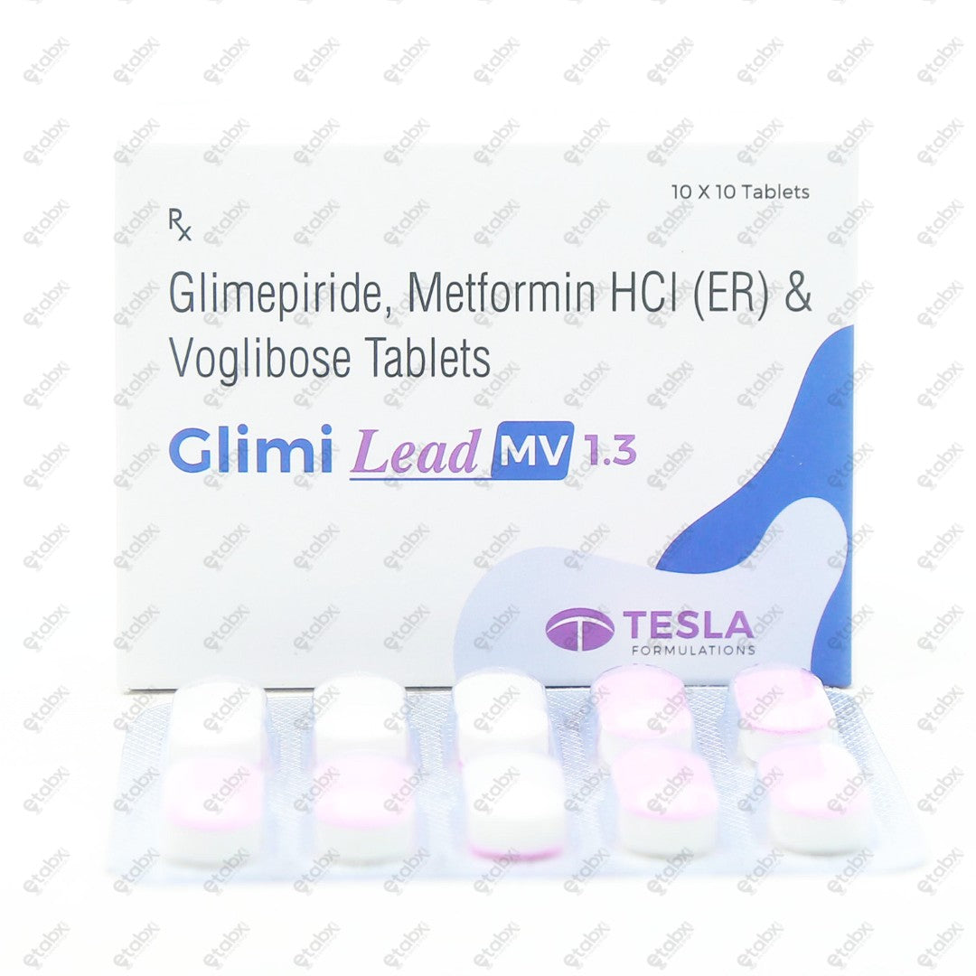 Glimi Lead MV 1.3mg Tablet 10's