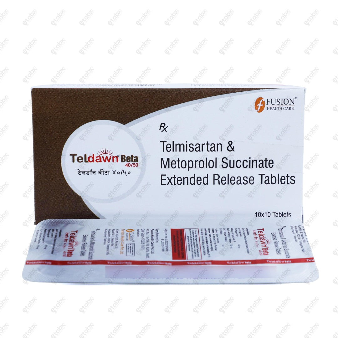 Teldawn Beta 40/50 Tablet 10's