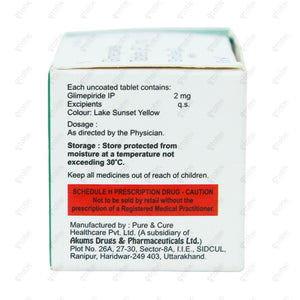 Glimisave 2mg Tablet 15's