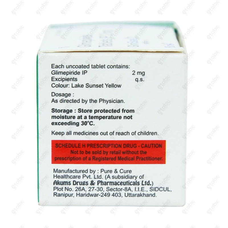 Glimisave 2mg Tablet 15's