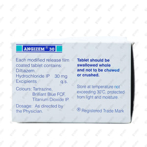 Angizem 30 Tablet 10's