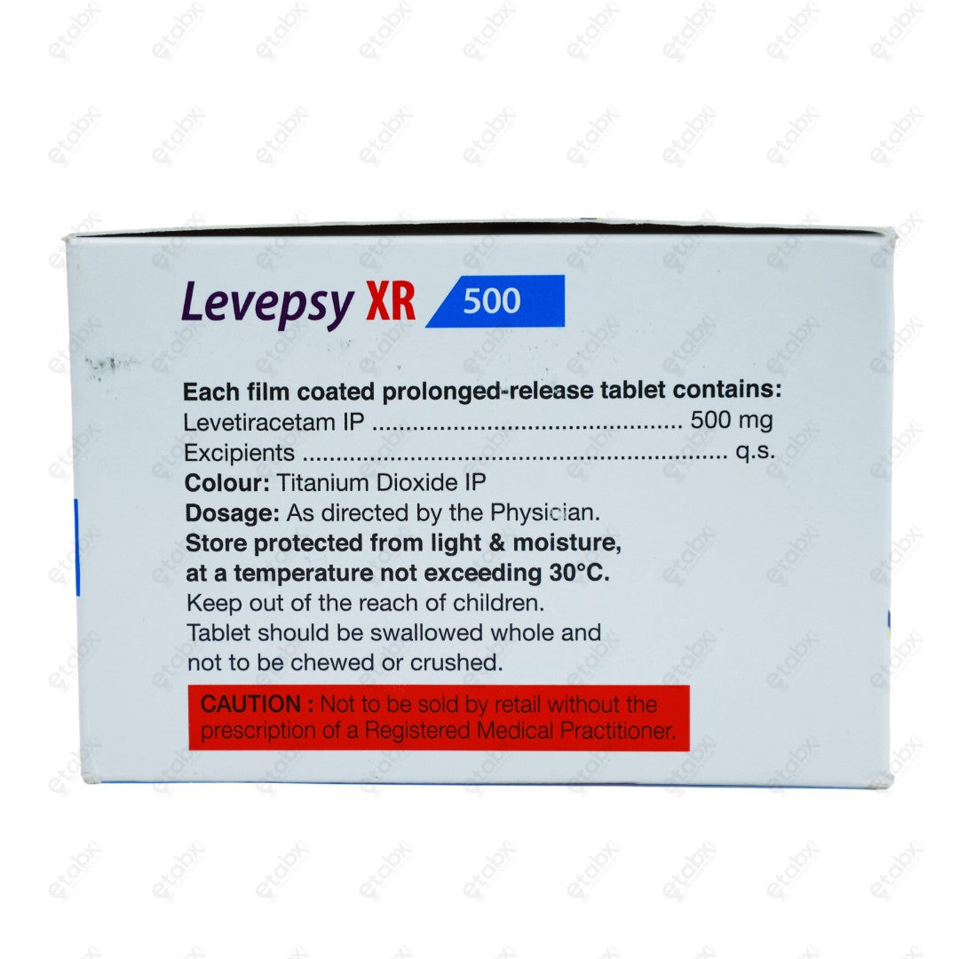 Levepsy XR 500mg Tablet 10's