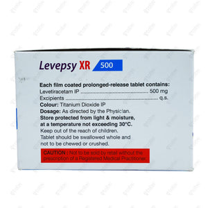Levepsy XR 500mg Tablet 10's