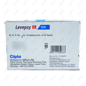 Levepsy XR 500mg Tablet 10's