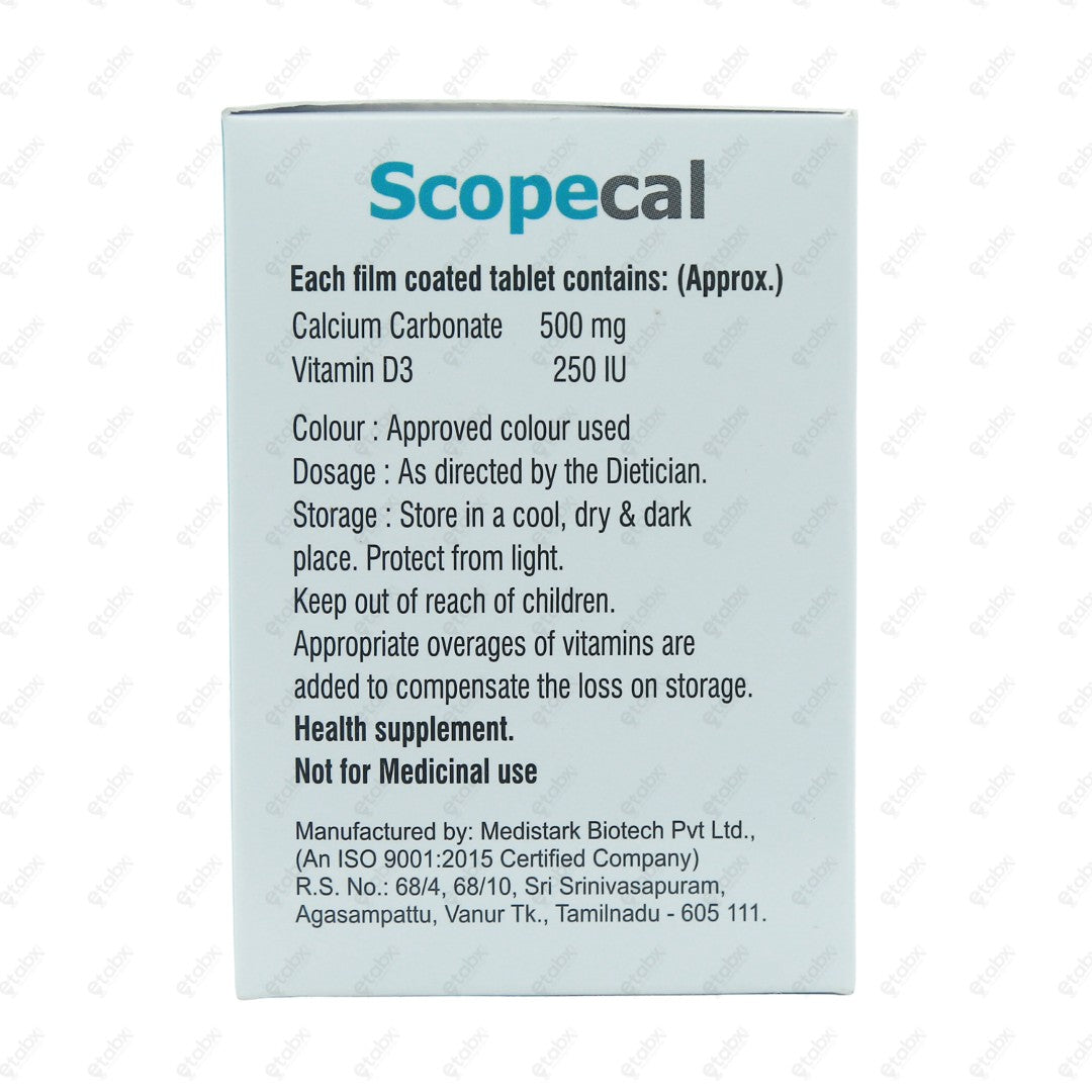 SCOPECAL Tablet 10's