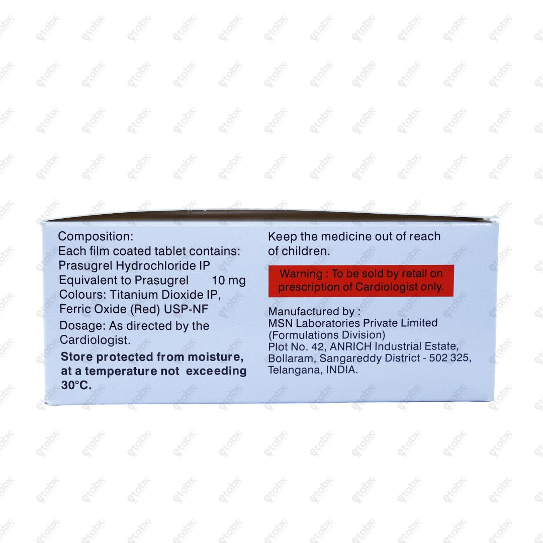 Prasudoc 10mg Tablet 10's