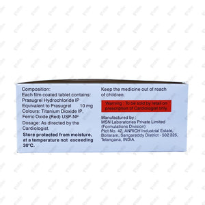 Prasudoc 10mg Tablet 10's