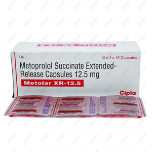 Metolar XR 12.5mg Capsules 15'S