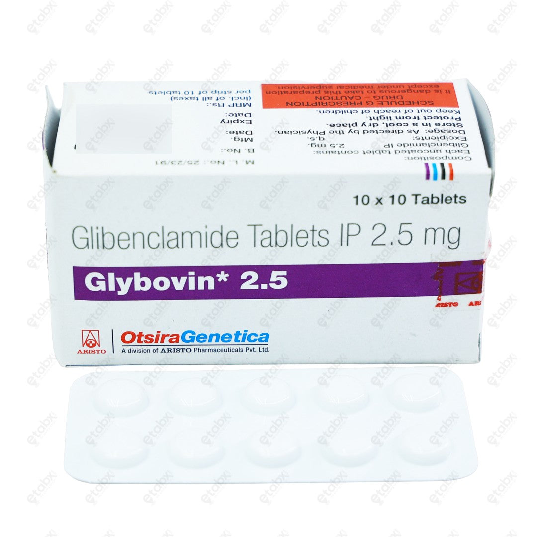 Glybovin 2.5 Tablet 10's
