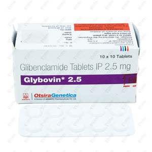 Glybovin 2.5 Tablet 10's