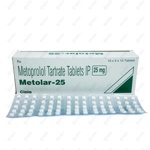 Metolar 25mg Tablet 15's