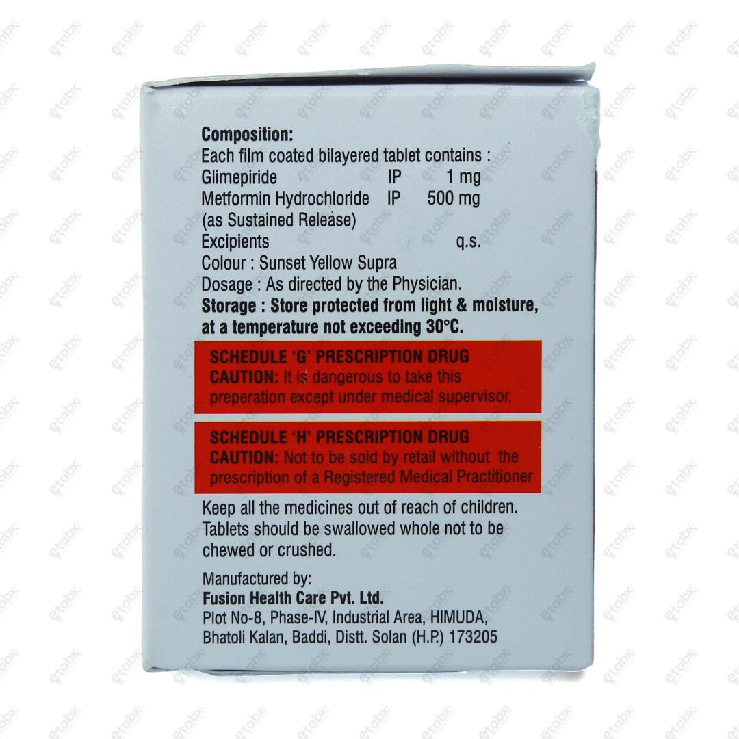Glynamic M1 Tablet 10's