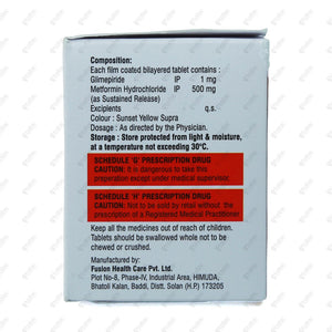 Glynamic M1 Tablet 10's