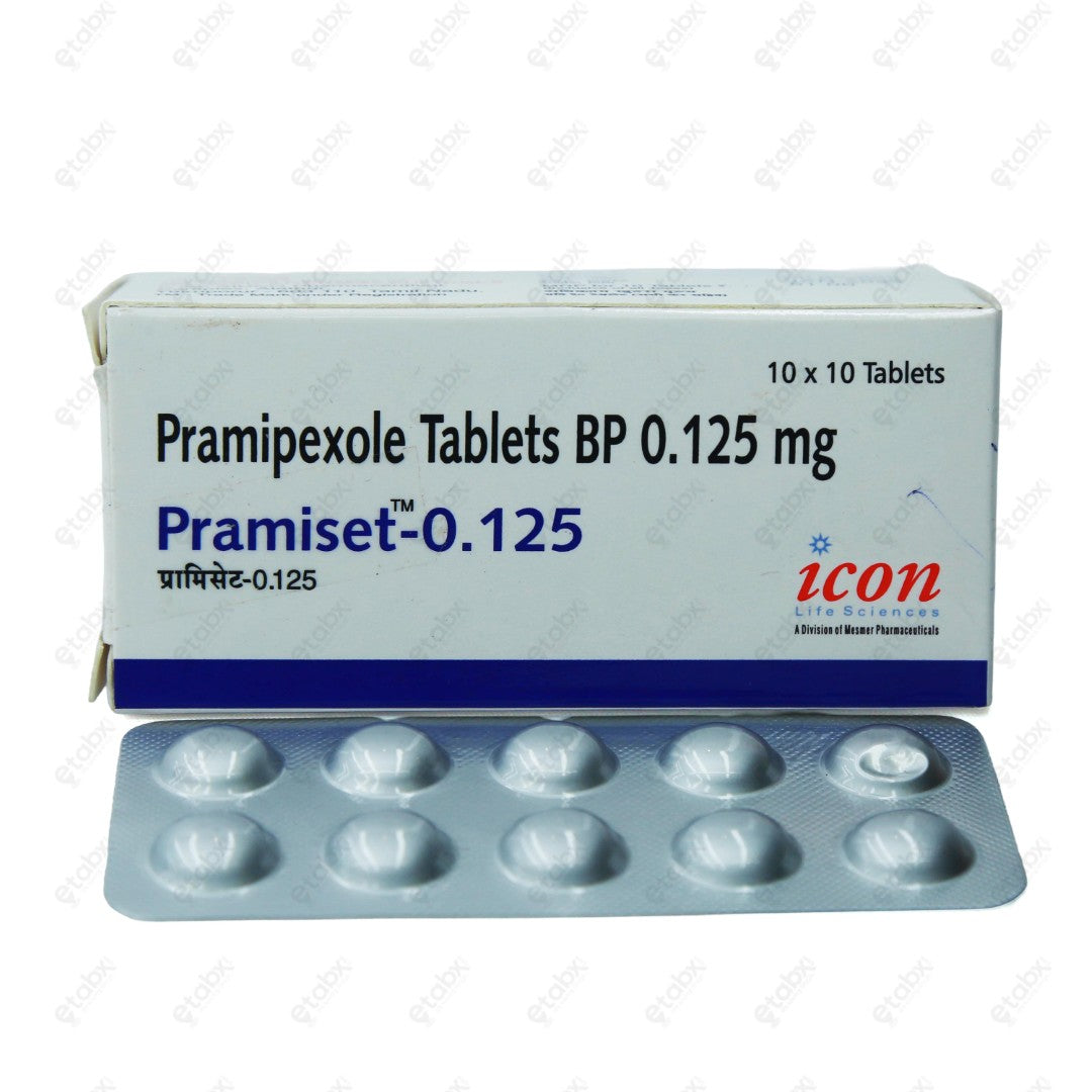 Pramiset 0.125 Tablet 10's