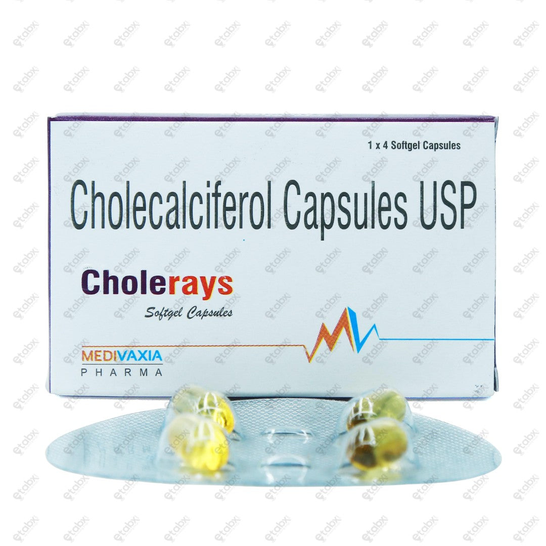 Cholerays Tablet 4's Softgel Capsules