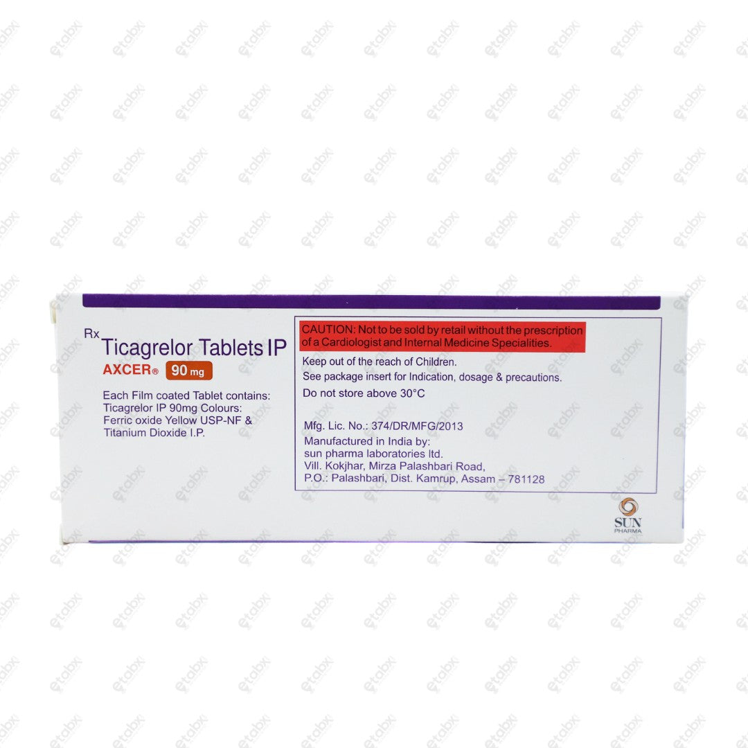 AXCER 90mg Tablet 14's