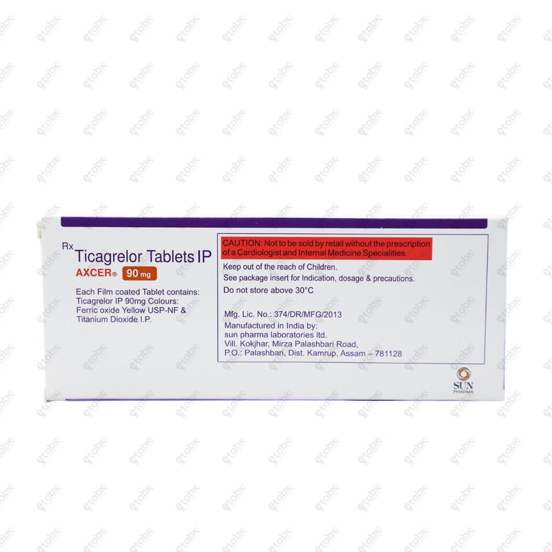 AXCER 90mg Tablet 14's